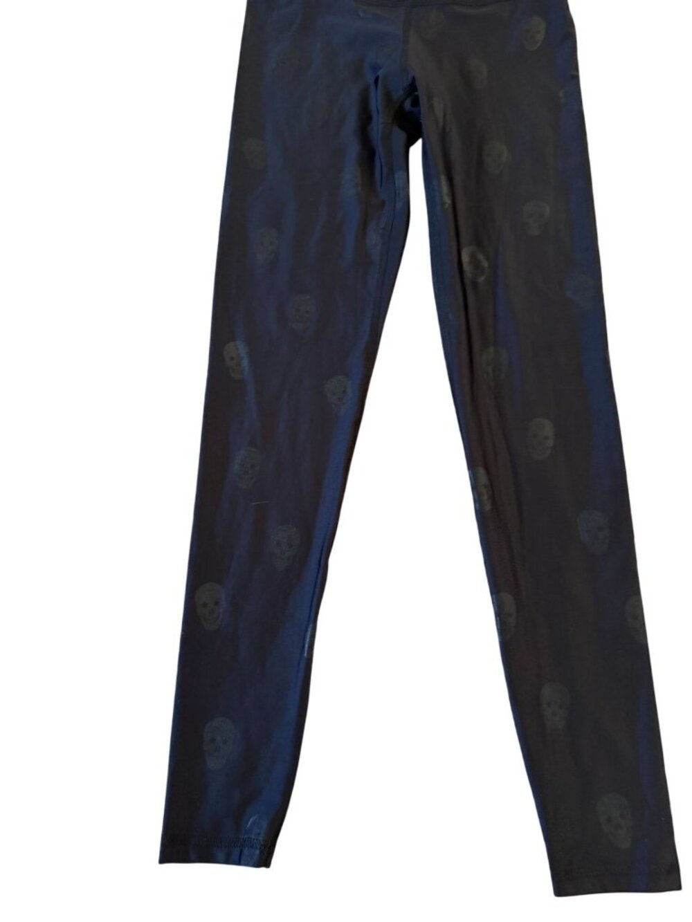 TEREZ Women's Black Skull Print Leggings Tights Size Small - Picture 5 of 8